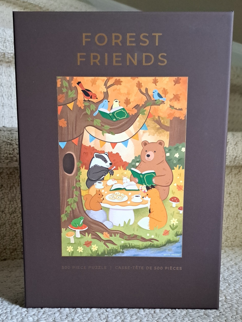 HOBBRY Forest Friends 500 Piece Jigsaw Puzzle. NEW!